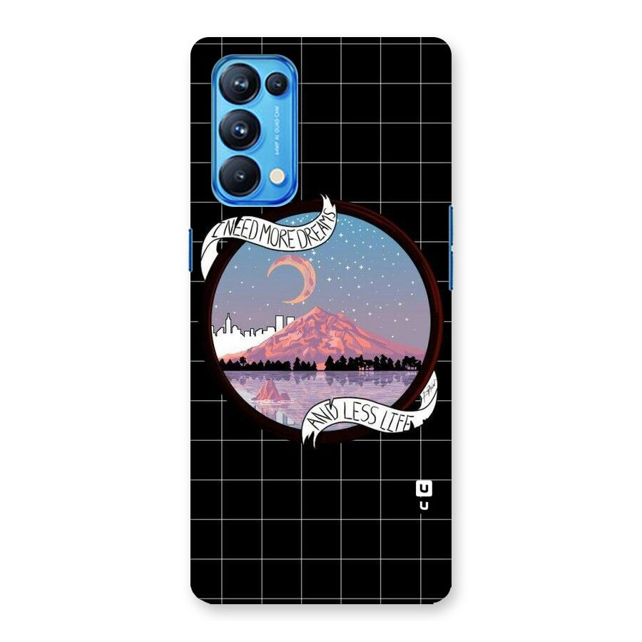 More Dreams Back Case for Oppo Reno5 Pro 5G