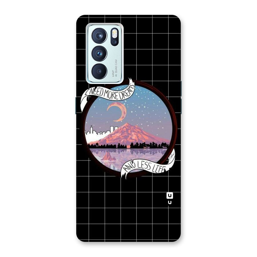 More Dreams Back Case for Oppo Reno6 Pro 5G