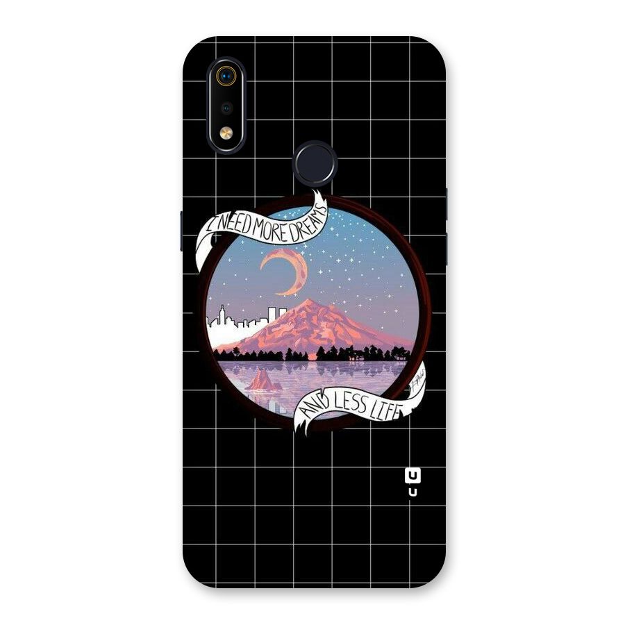 More Dreams Back Case for Realme 3i
