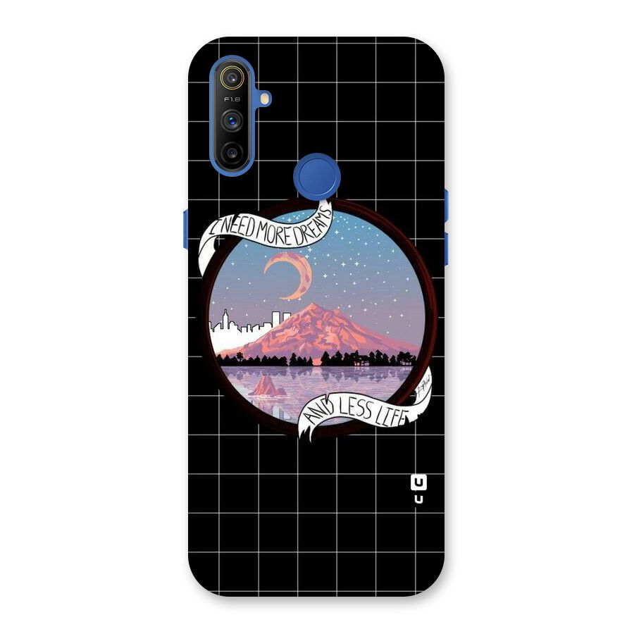 More Dreams Back Case for Realme Narzo 10A