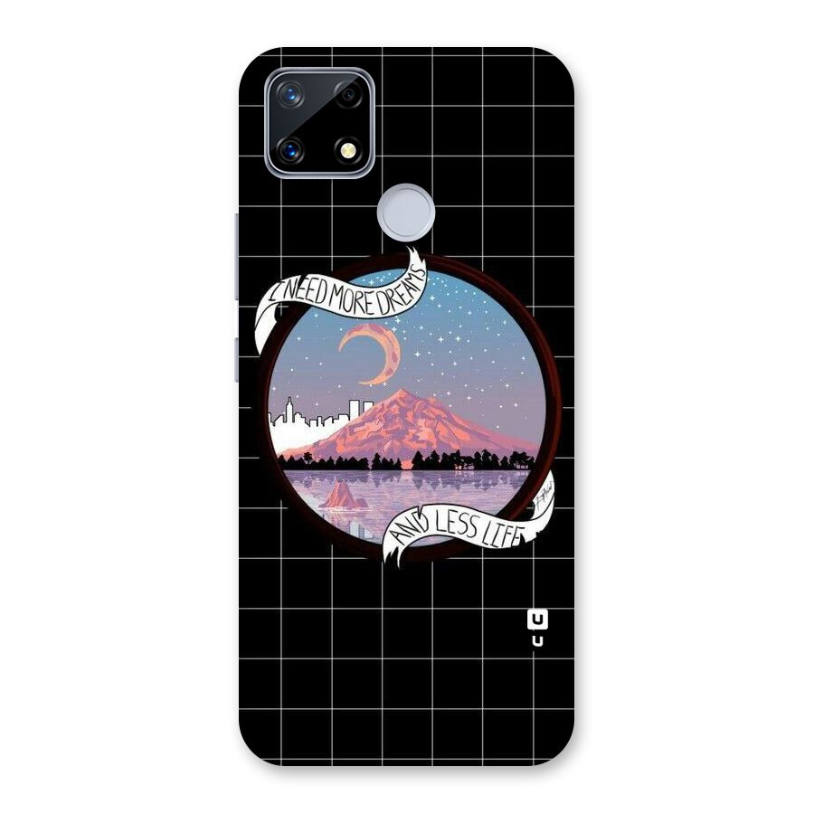 More Dreams Back Case for Realme Narzo 20