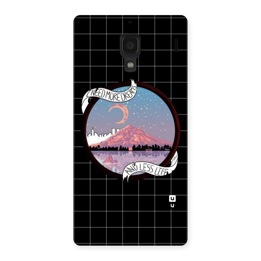 More Dreams Back Case for Redmi 1S