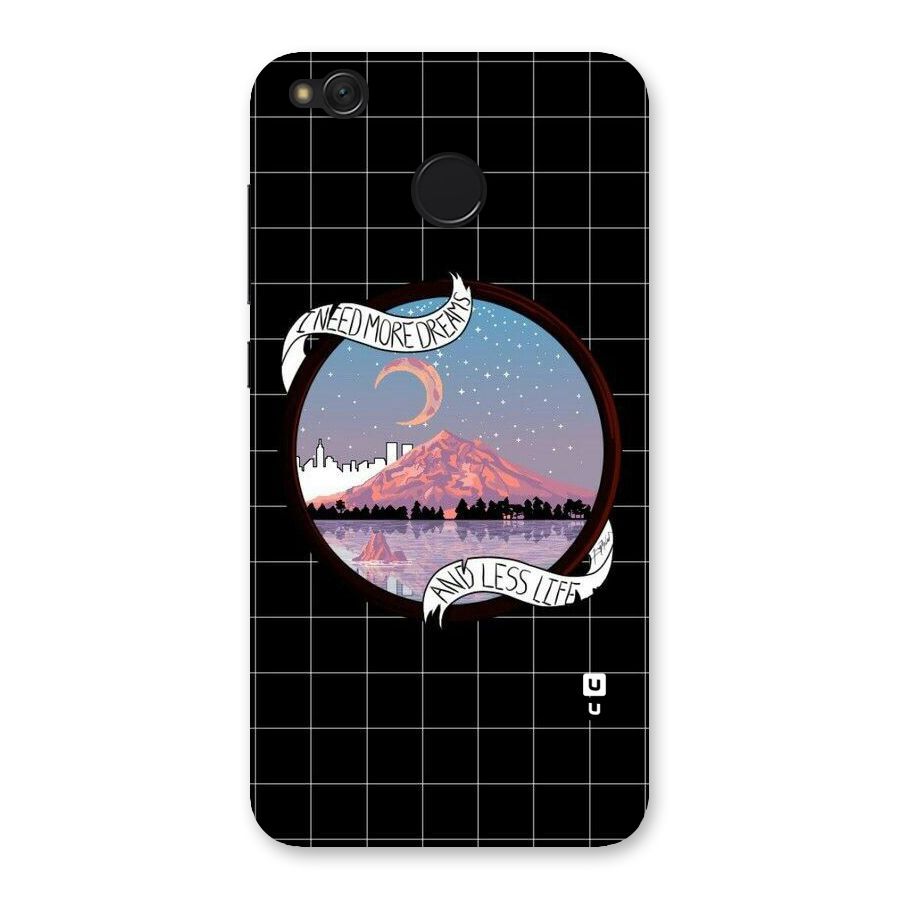 More Dreams Back Case for Redmi 4