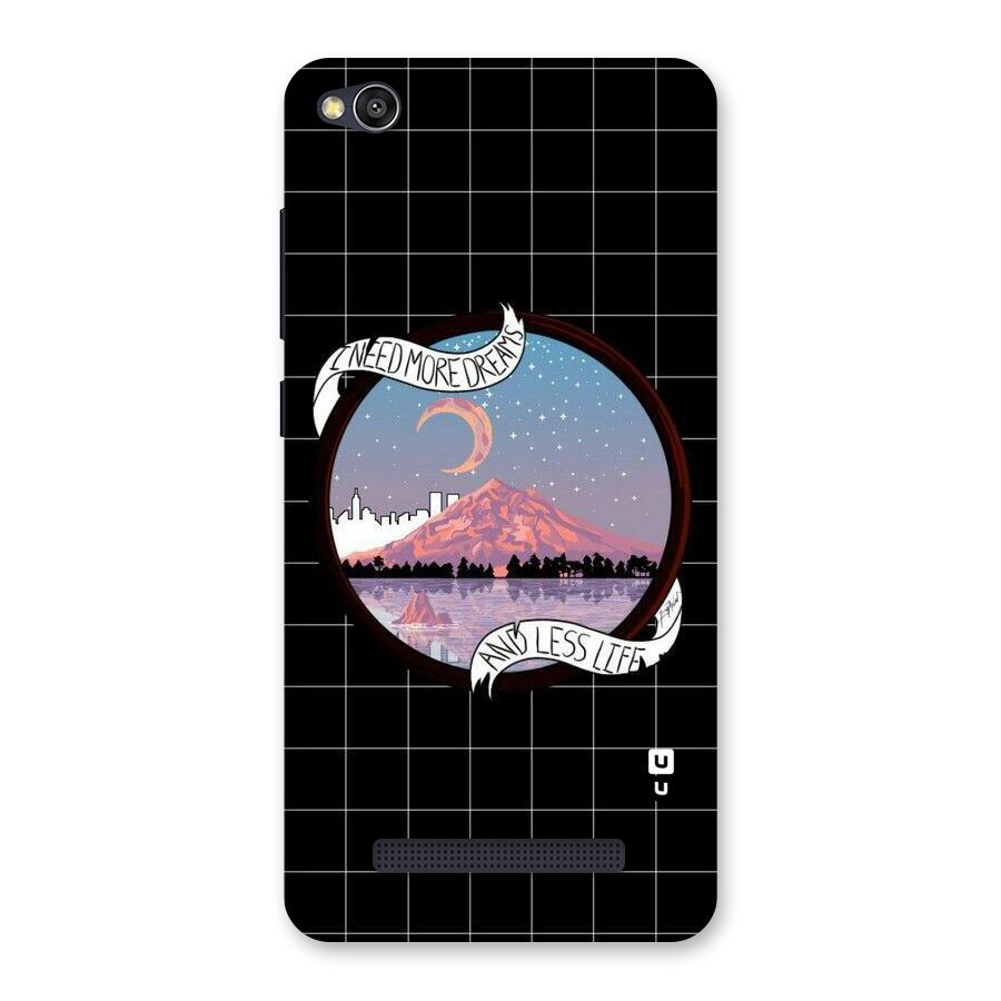 More Dreams Back Case for Redmi 4A