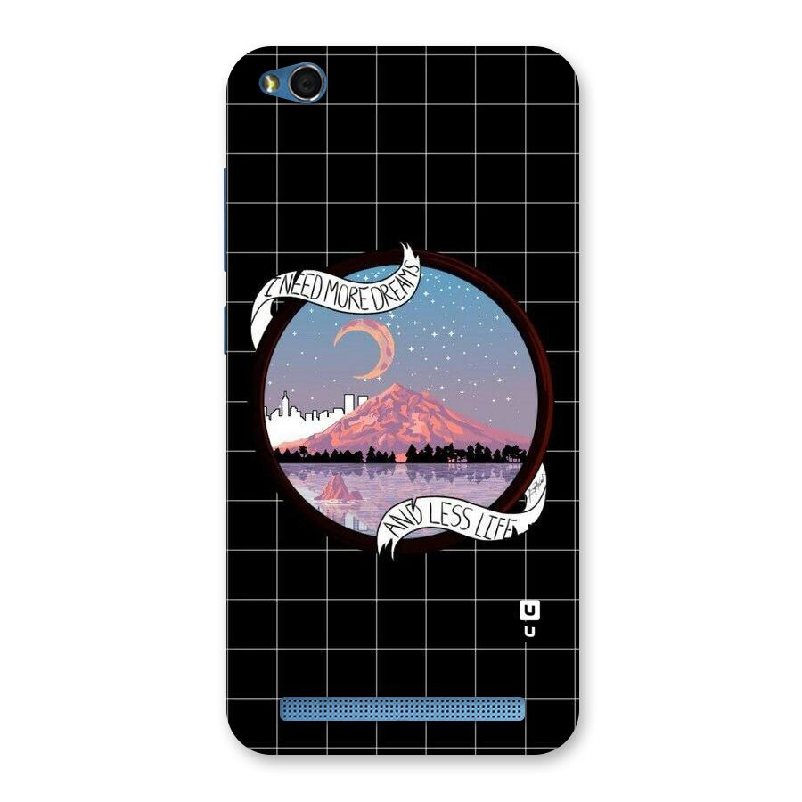 More Dreams Back Case for Redmi 5A