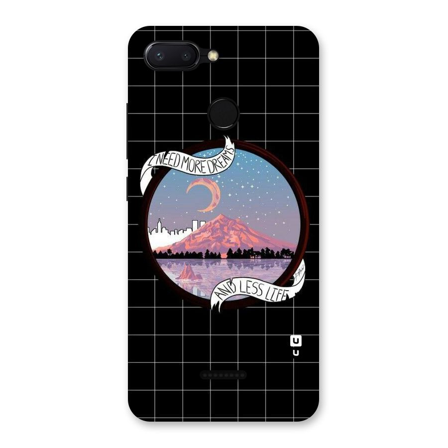More Dreams Back Case for Redmi 6