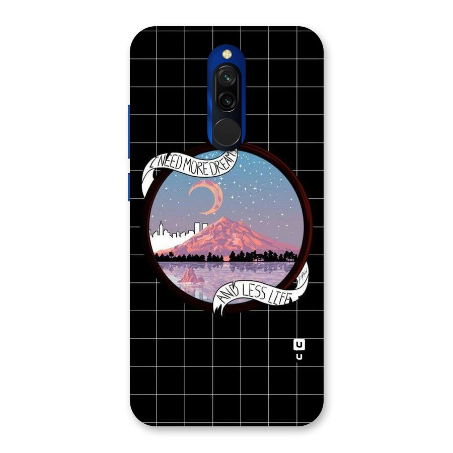 More Dreams Back Case for Redmi 8
