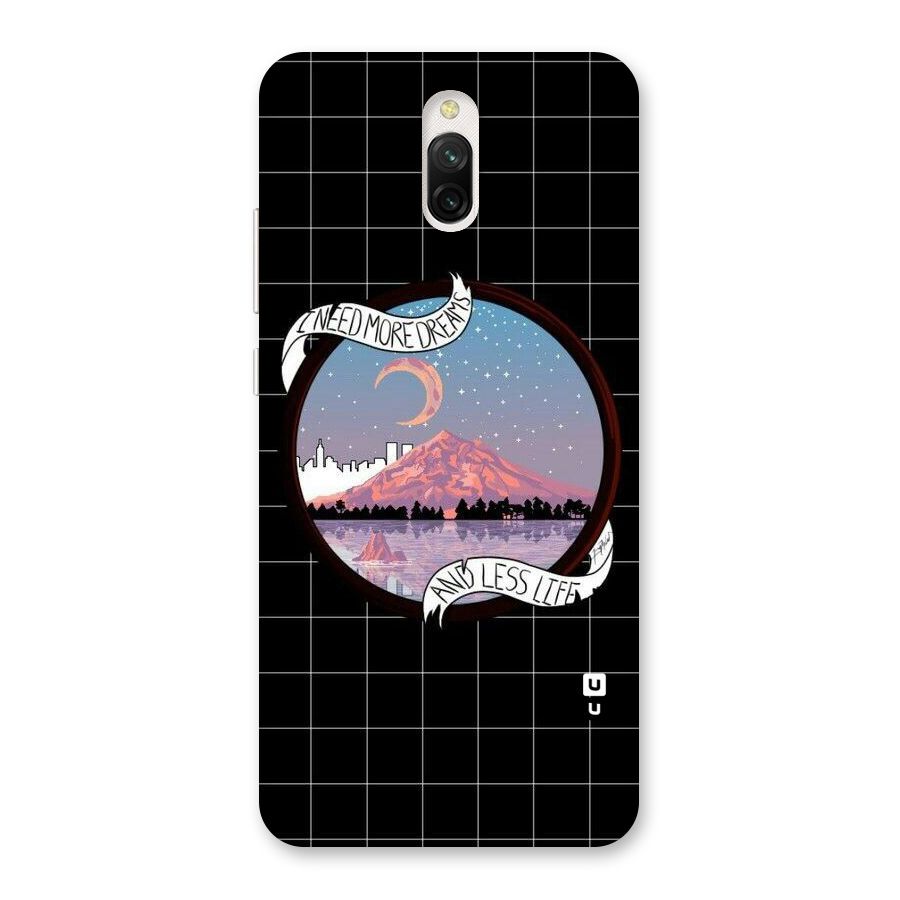 More Dreams Back Case for Redmi 8A Dual