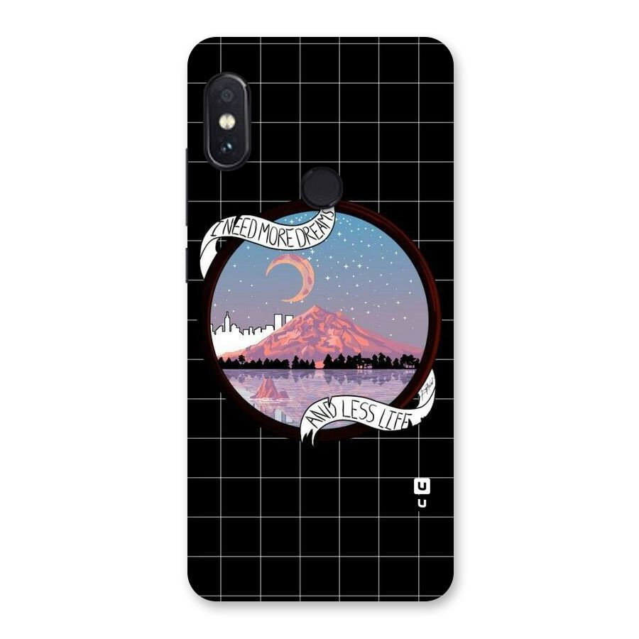 More Dreams Back Case for Redmi Note 5 Pro