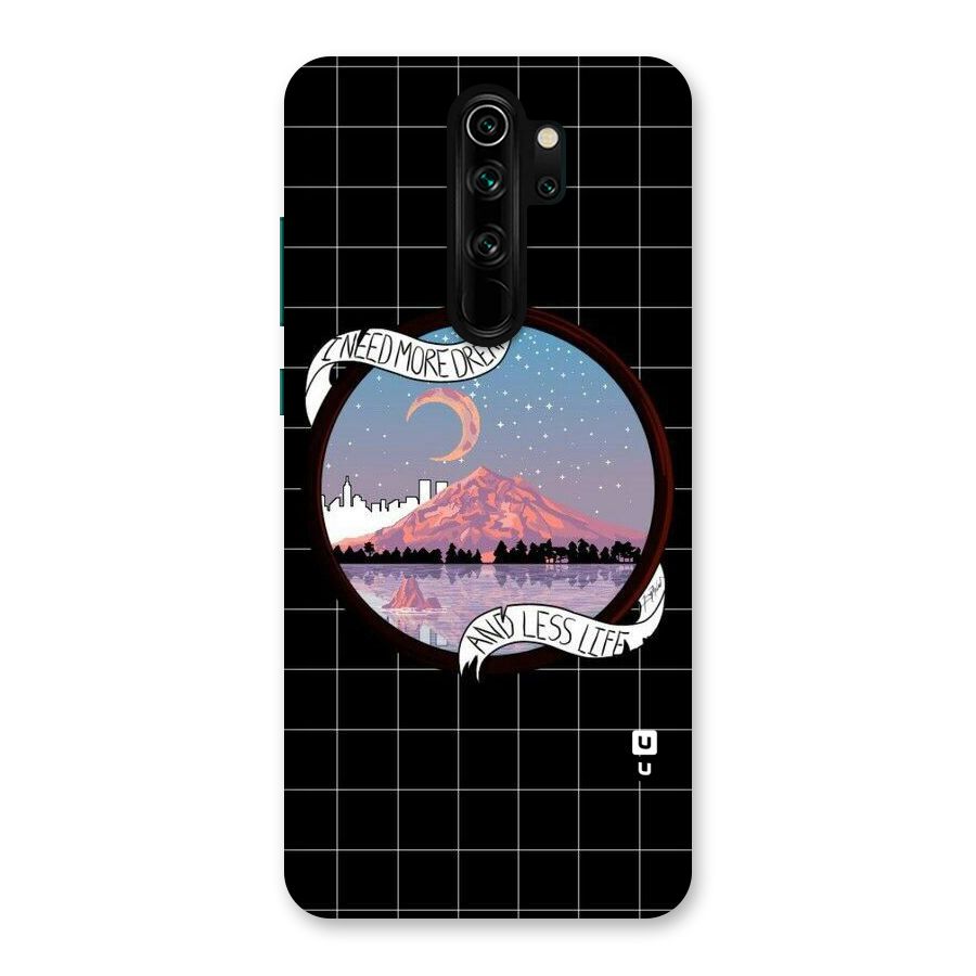More Dreams Back Case for Redmi Note 8 Pro
