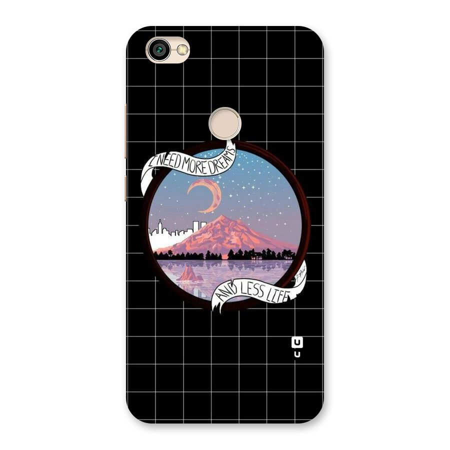 More Dreams Back Case for Redmi Y1 2017
