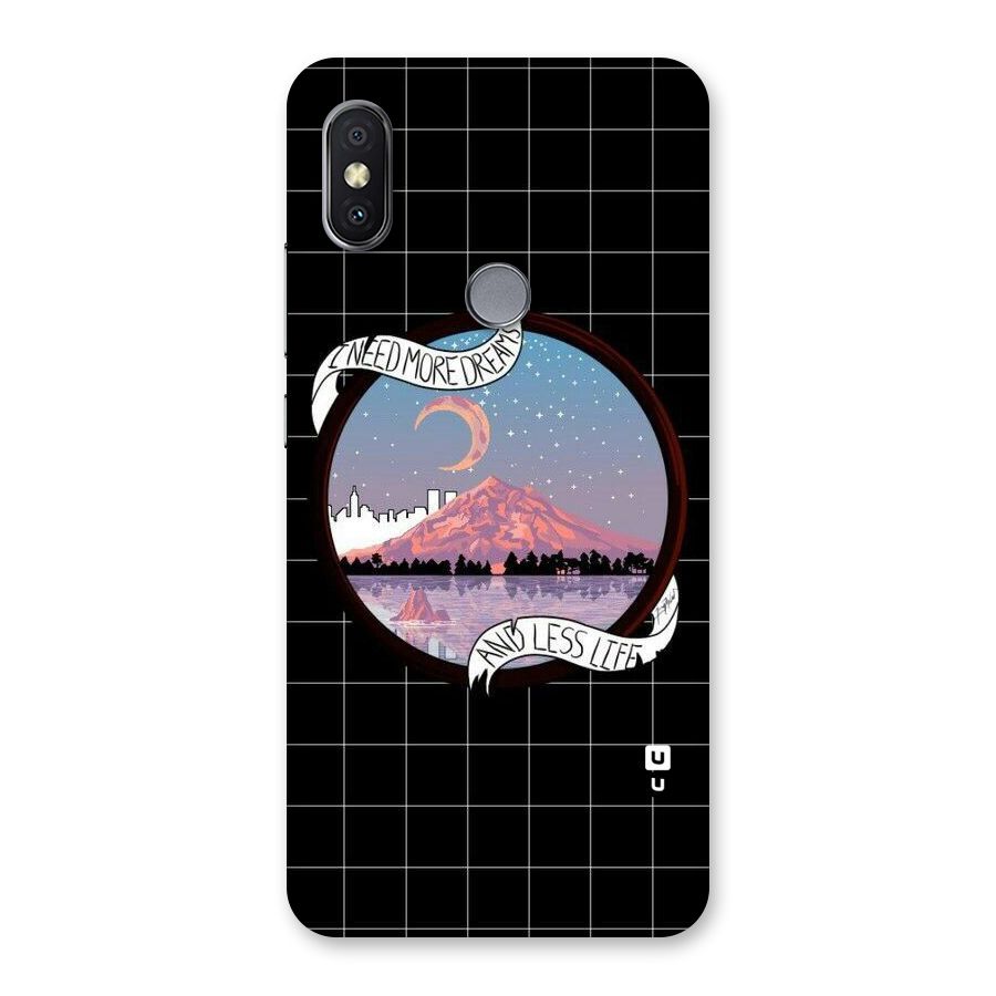 More Dreams Back Case for Redmi Y2