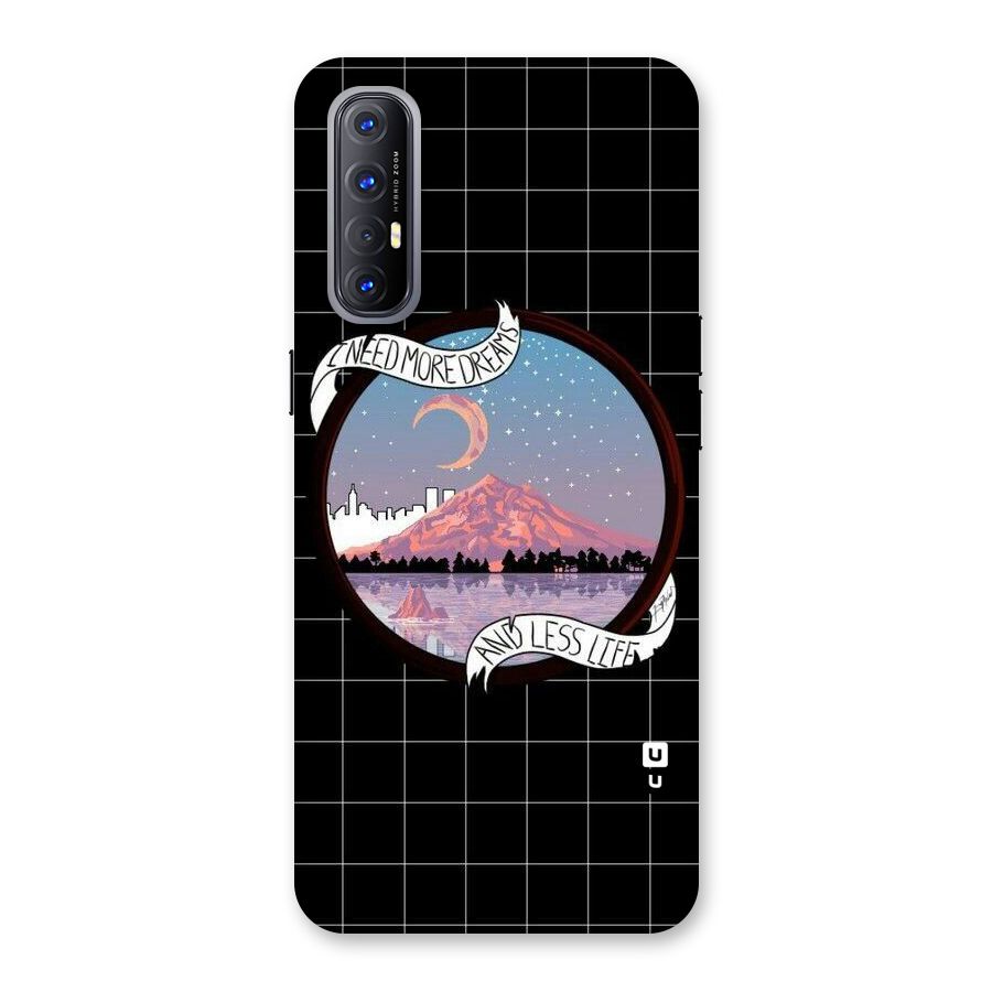 More Dreams Back Case for Reno3 Pro