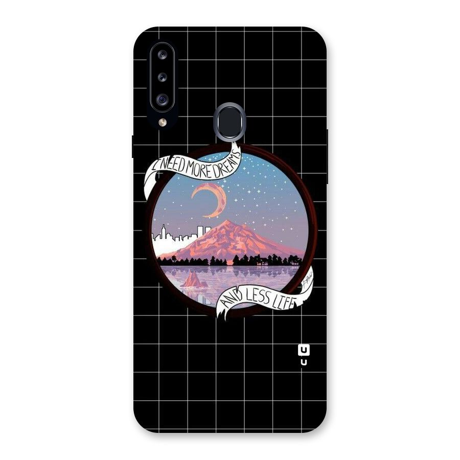 More Dreams Back Case for Samsung Galaxy A20s