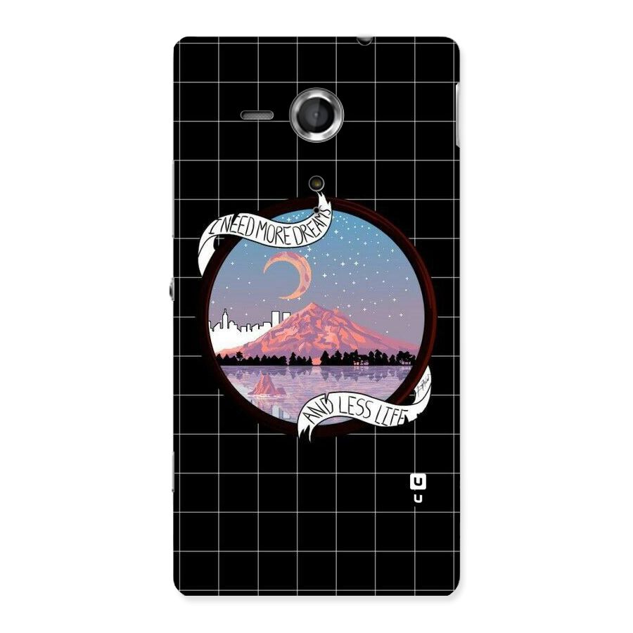 More Dreams Back Case for Sony Xperia SP
