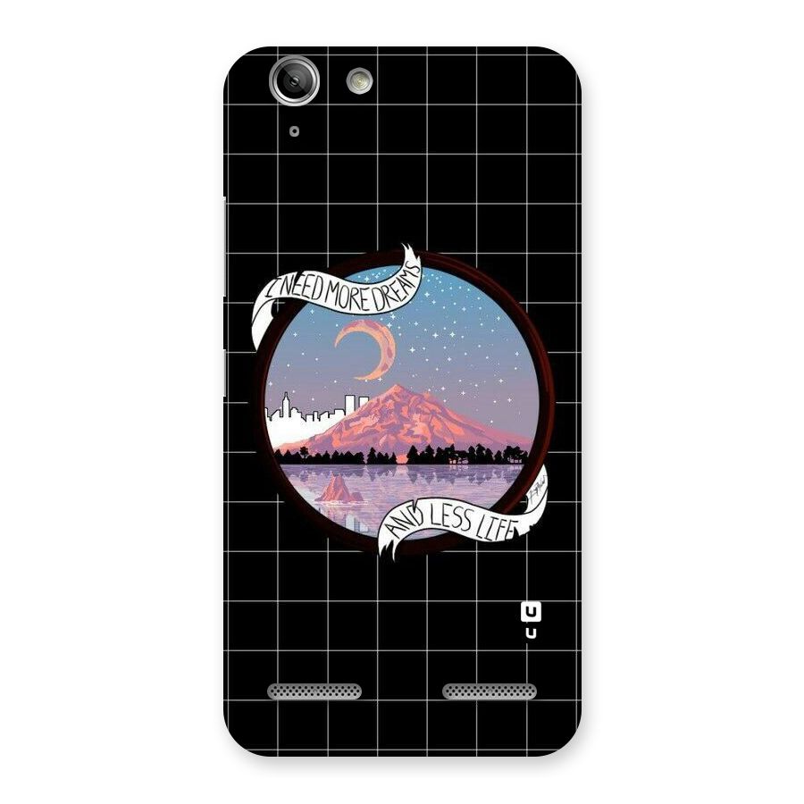 More Dreams Back Case for Vibe K5 Plus