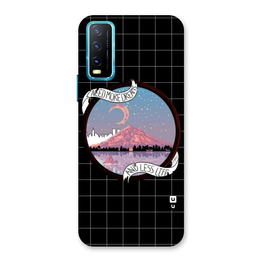 More Dreams Back Case for Vivo Y20A