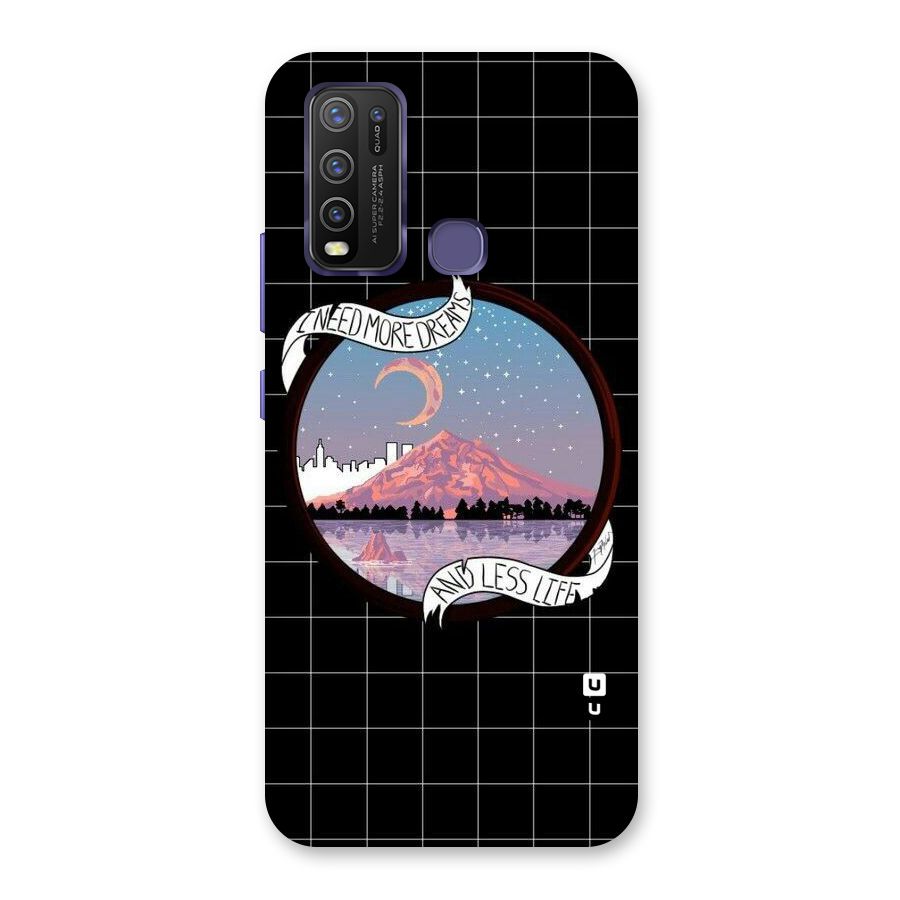 More Dreams Back Case for Vivo Y50