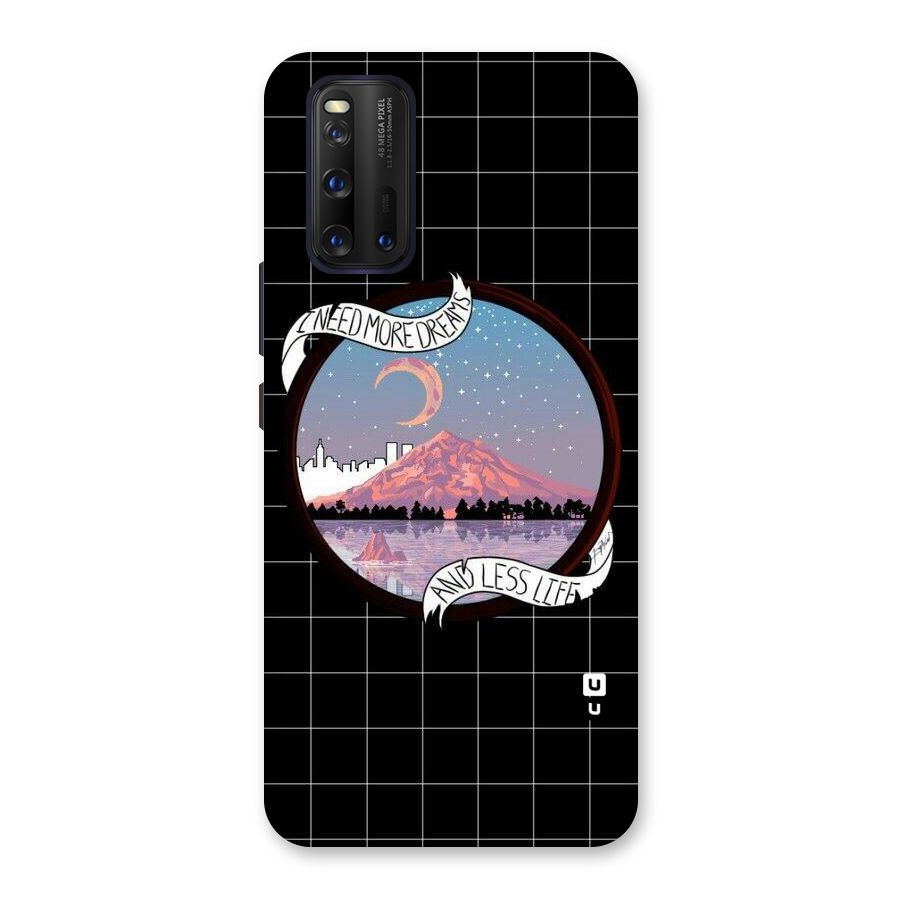 More Dreams Back Case for Vivo iQOO 3