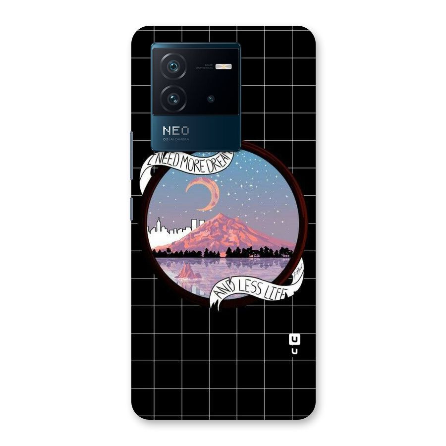 More Dreams Back Case for Vivo iQOO Neo 6 5G