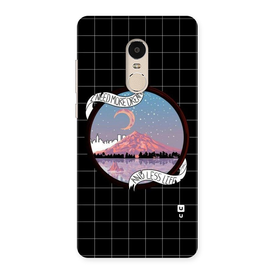 More Dreams Back Case for Xiaomi Redmi Note 4