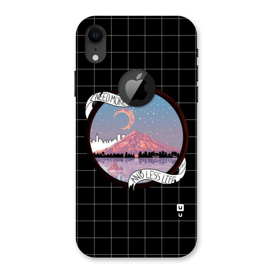 More Dreams Back Case for iPhone XR Logo Cut