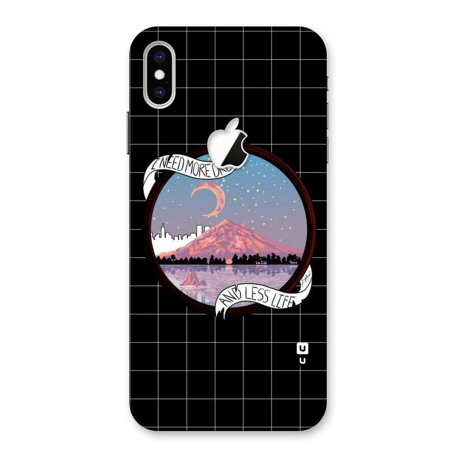 More Dreams Back Case for iPhone XS Max Apple Cut