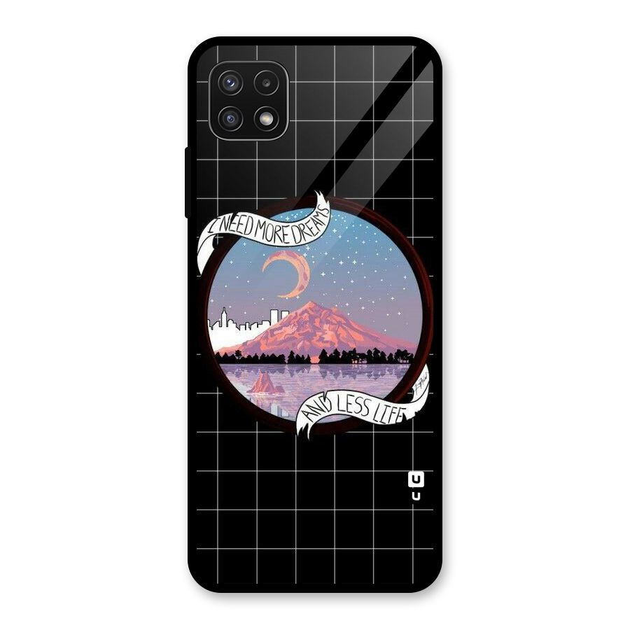 More Dreams Glass Back Case for Galaxy A22 5G