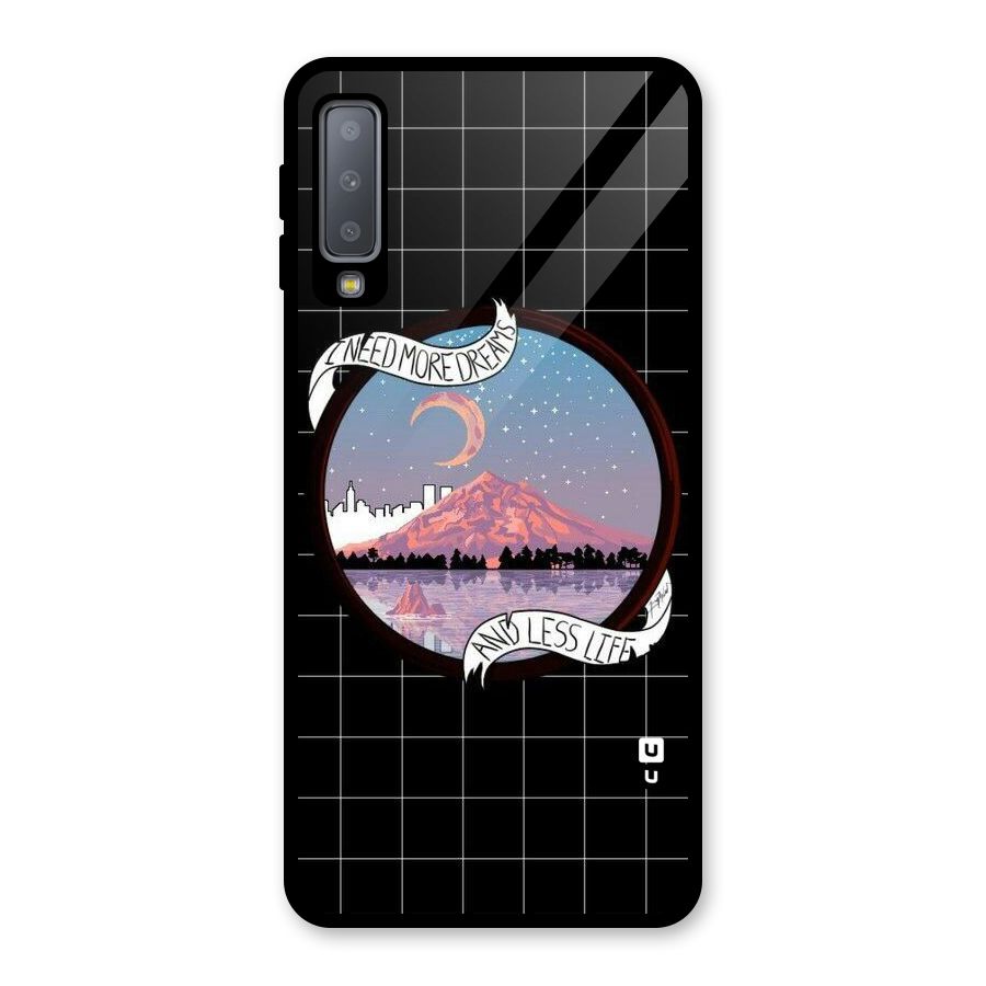More Dreams Glass Back Case for Galaxy A7 (2018)