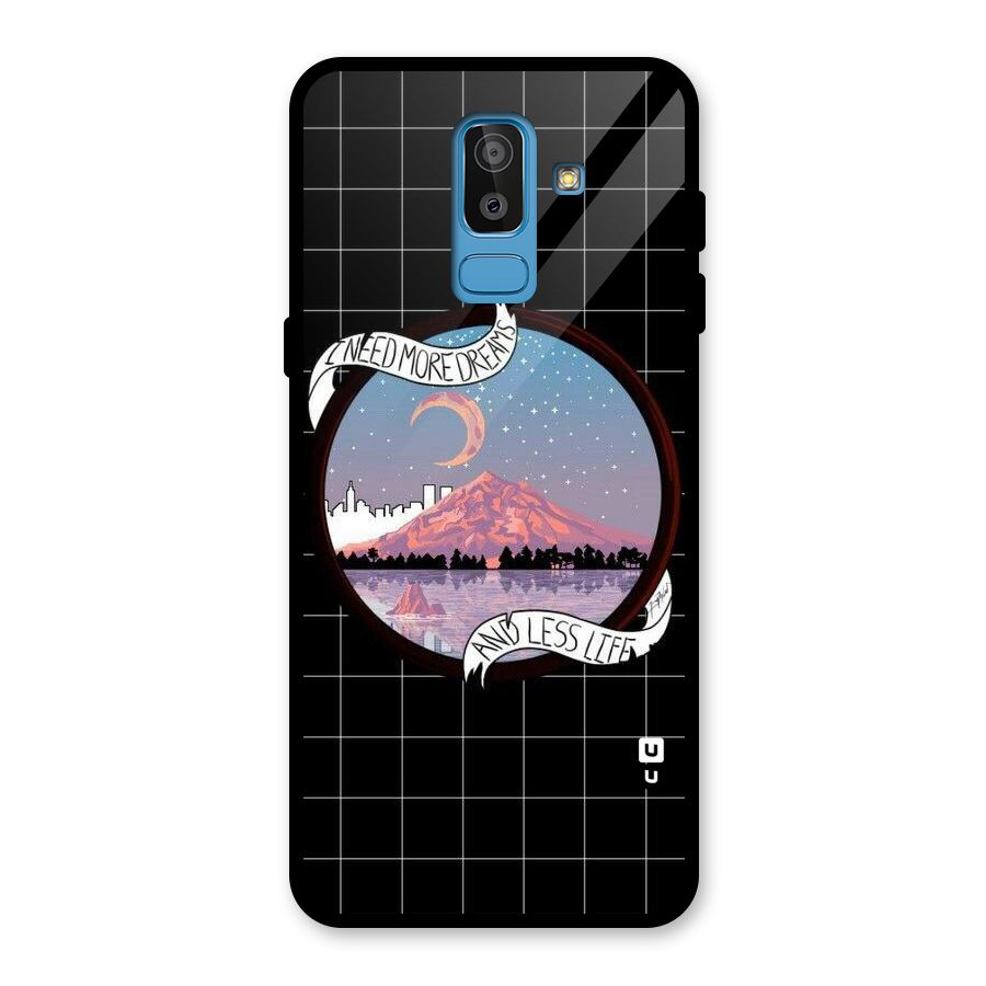 More Dreams Glass Back Case for Galaxy J8