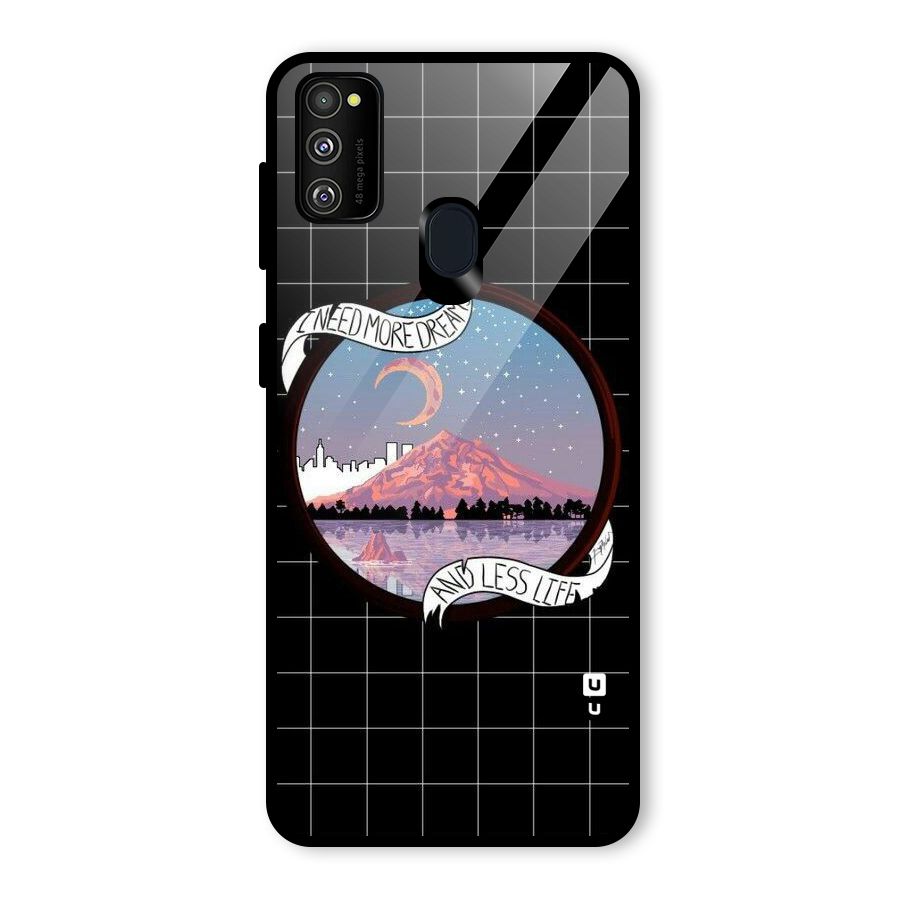 More Dreams Glass Back Case for Galaxy M30s