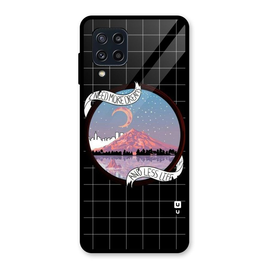 More Dreams Glass Back Case for Galaxy M32