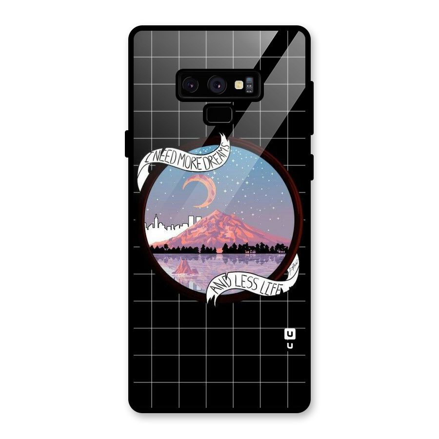 More Dreams Glass Back Case for Galaxy Note 9