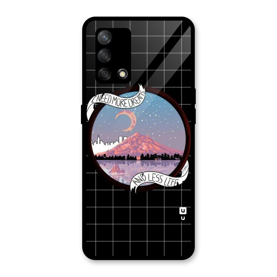 More Dreams Glass Back Case for Oppo F19