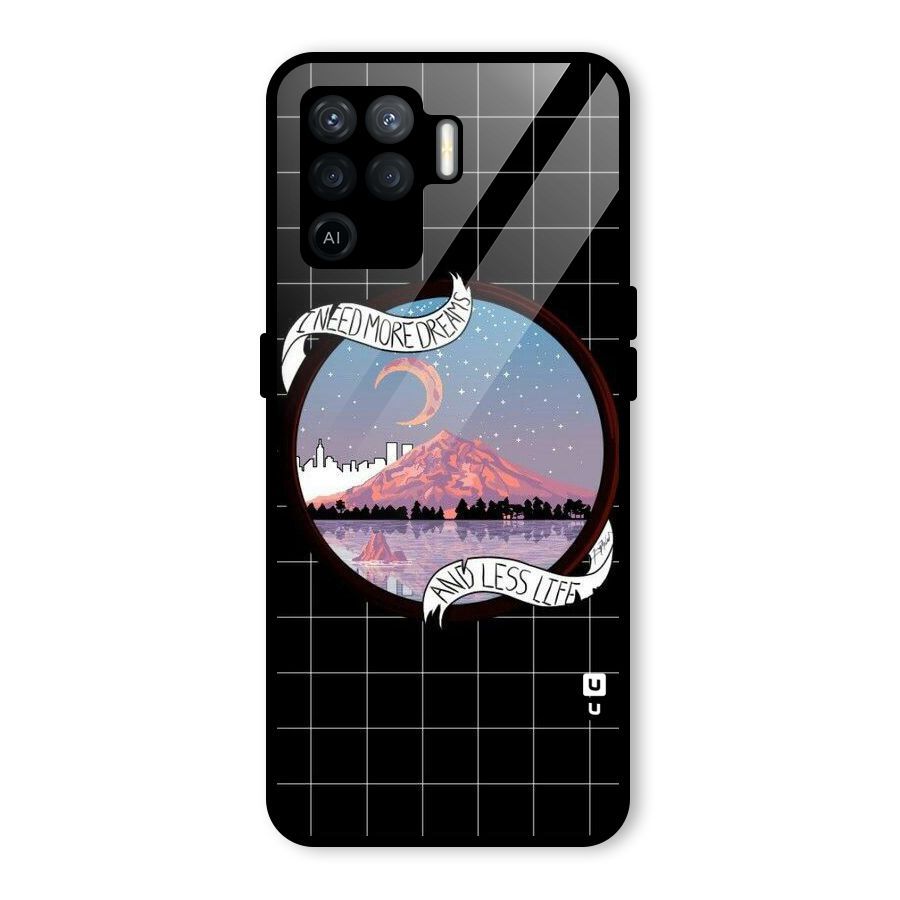 More Dreams Glass Back Case for Oppo F19 Pro
