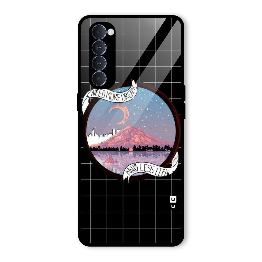 More Dreams Glass Back Case for Oppo Reno4 Pro