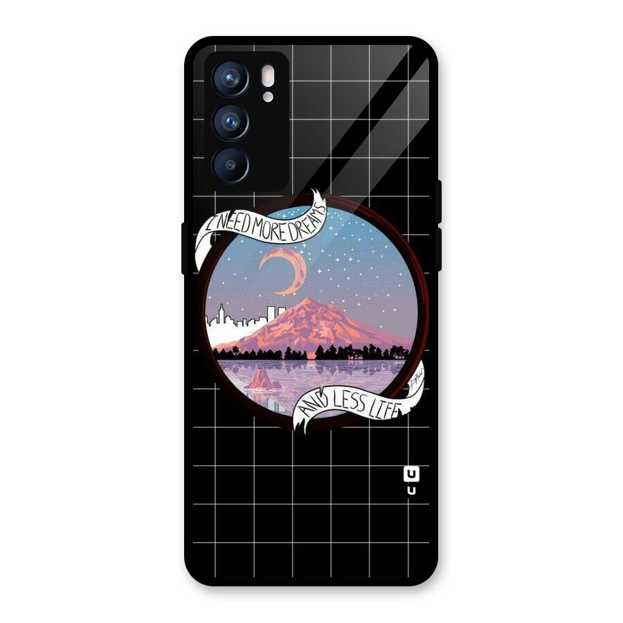 More Dreams Glass Back Case for Oppo Reno6 5G