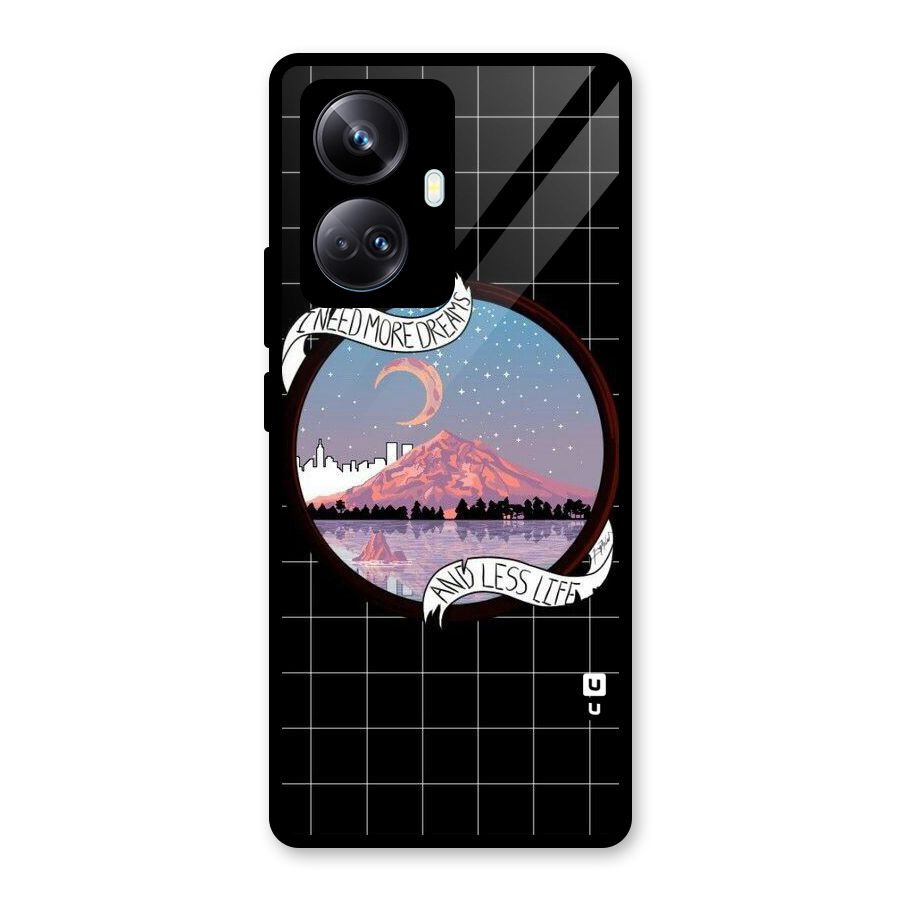 More Dreams Glass Back Case for Realme 10 Pro Plus