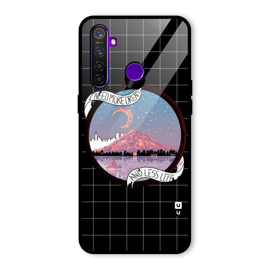 More Dreams Glass Back Case for Realme 5 Pro