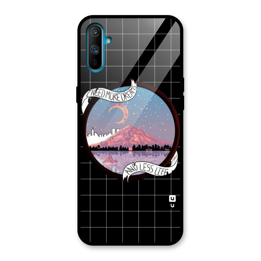 More Dreams Glass Back Case for Realme C3