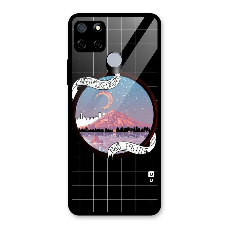 More Dreams Glass Back Case for Realme Narzo 20