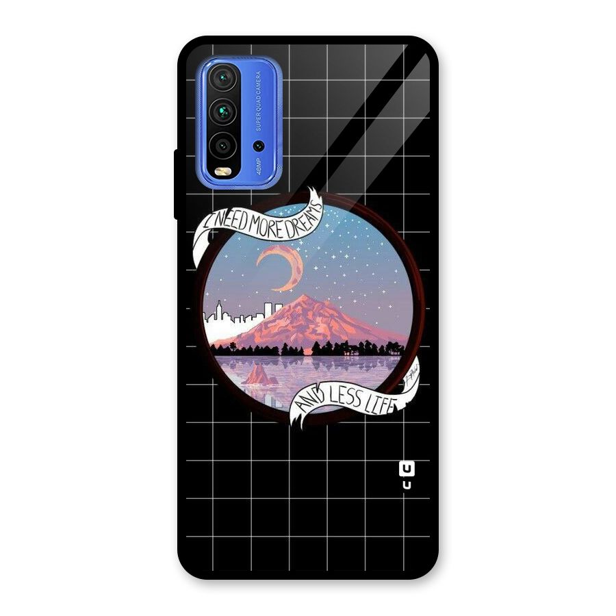More Dreams Glass Back Case for Redmi 9 Power