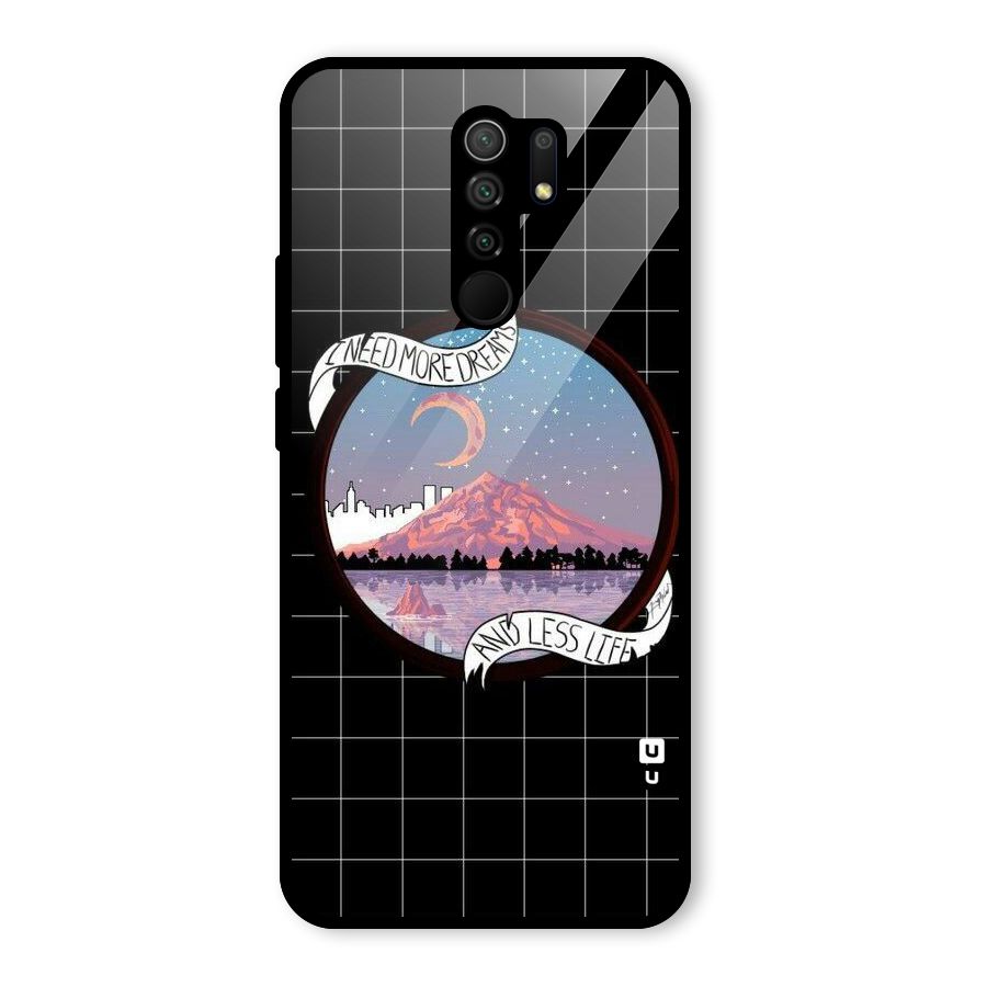 More Dreams Glass Back Case for Redmi 9 Prime