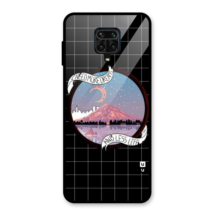 More Dreams Glass Back Case for Redmi Note 10 Lite