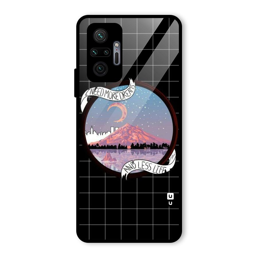 More Dreams Glass Back Case for Redmi Note 10 Pro