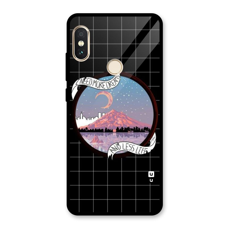 More Dreams Glass Back Case for Redmi Note 5 Pro