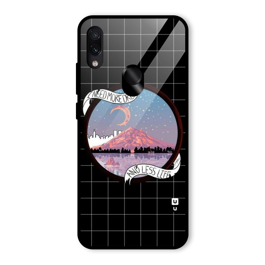 More Dreams Glass Back Case for Redmi Note 7