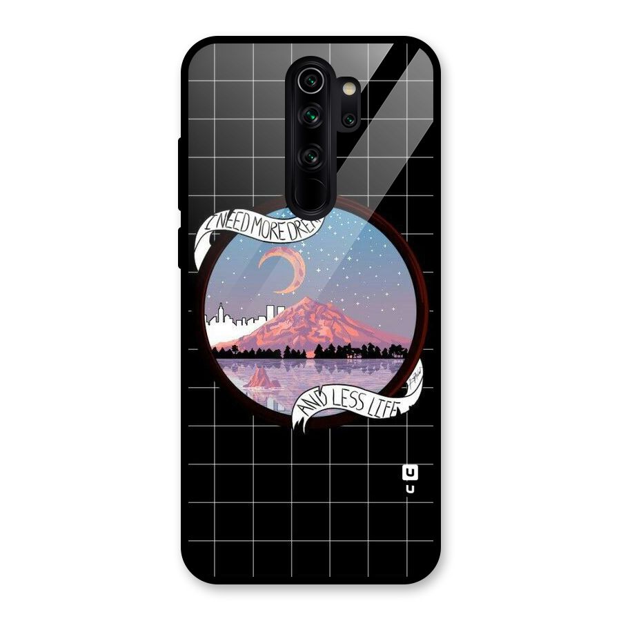 More Dreams Glass Back Case for Redmi Note 8 Pro