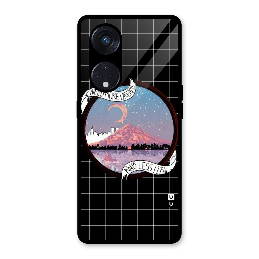 More Dreams Glass Back Case for Reno8 T 5G
