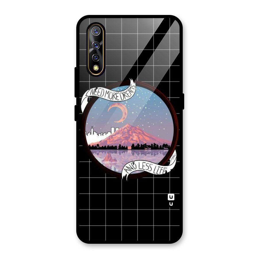 More Dreams Glass Back Case for Vivo S1